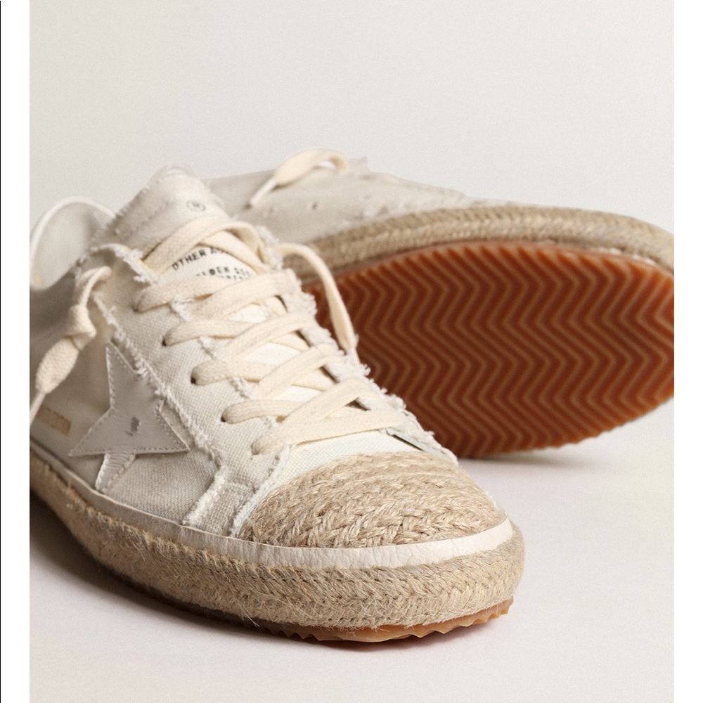 Golden goose sneakers rafia toe.size 38